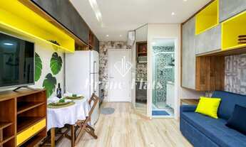 Imagem 1: Flat disponível para venda no Condomínio Downtown Luz, com 23m², 1 dormitório e 1 vaga