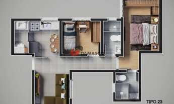 Imagem: Apartamento à venda 2 Quartos, 1 Suite