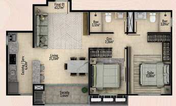 Imagem 2: Apartamento a venda no Centro, Navegantes, SC