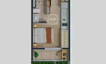 Imagem 6: Nex One Angélica | Construtora One | Construção | 22 metros | studios com varanda