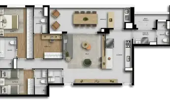 Imagem 5: Viccino | Construtora Tarjab | Construção | 128 metros | 03 suítes | varanda gourmet