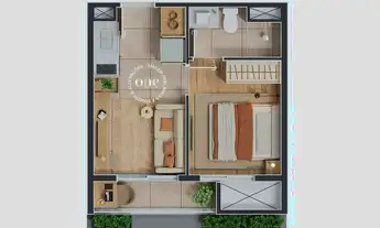 Imagem 6: Nex One Angélica | Construtora One | Construção | 28 metros | 01 dormitório