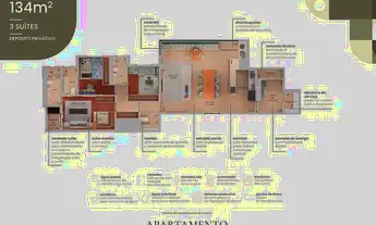 Imagem 4: Douro Residencial Clube | Construtora Exkalla | Construção | 134 metros | 03 suítes