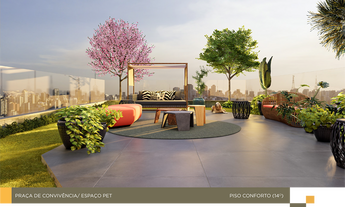 Imagem 6: Praça Paulicéia Construtora EHP Construção 42 metros 01 dormitório com varanda