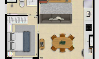 Imagem 5: The Collection Moema | Construtora Trisul | Construção | 37 metros | 01 dormitório