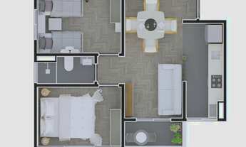 Imagem 5: Residencial Monet | Construtora Sousa Araújo | Construção | 47 metros | 02 dormitórios