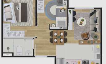 Imagem 4: Unique Butantã | Construtora Gabbai | Construção | 34 metros | 02 dormitórios