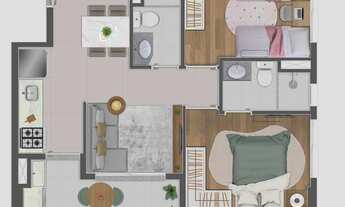 Imagem 5: Golden Life Tatuapé | Construtora Engelux | Construção | 49 metros | 02 dormitórios