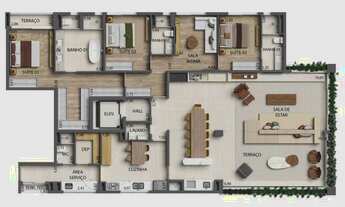 Imagem 5: Monã The Grand Lodge | Construtora Diálogo | Construção | 247 metros | 03 suites