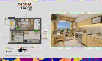 Imagem 4: Hi Vila Clementino | Construtora HT 1 Empreendimentos | 34 metros | 01 dormitório