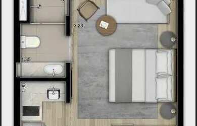 Imagem 4: Noon Small Luxury Apartaments | Construtora Alfa Realty | Pronto | 25 metros