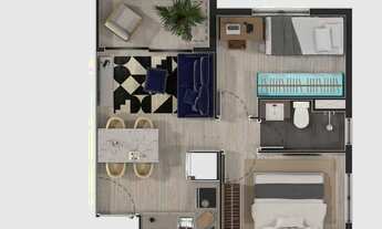 Imagem 4: Metroway Vila Clementino Construtora Marino Construção 39 metros 02 dormitórios