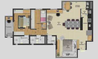 Imagem 6: Balcony Residencial | Construtora MBrasil | Construção | 83 metros | 03 dormitórios