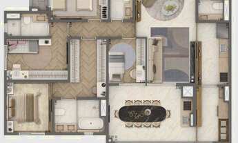 Imagem 4: The Residence Brooklin By Living Construção 127 metros 04 dormitórios 02 suítes