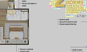 Imagem 4: Prime Mooca | Construtora Econ | Lançamento | 67 metros | 03 dormitórios | suíte