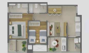 Imagem 4: Voga Flórida Brooklin | Construtora Fibra | Construção | 61 metros | 02 dormitórios