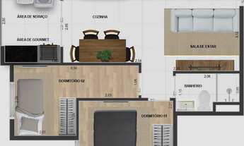 Imagem 6: Maximus Residences | Construtora Yonder | Construção | 44 metros | 02 dormitórios