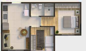 Imagem 4: Solarium Home Club | Construtora Danpris | Construção | 34 metros | 02 dormitórios