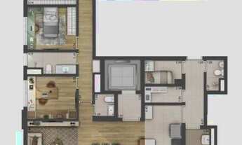 Imagem 4: Roya Perdizes | Construtora MPD | Construção | 224 metros | 04 dormitórios | 02 suítes