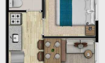 Imagem 4: Bem Viver Sousa Lima | Construtora Magik | Construção | 26 metros | 01 dormitório