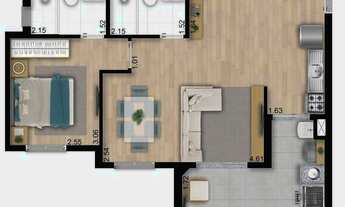 Imagem 4: Park Guarulhos | Construtora Econ | Lançamento | 56 metros | 02 dormitórios | suíte