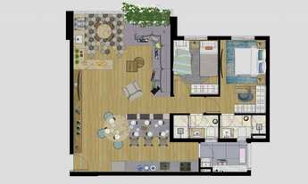 Imagem 4: Arken Edifício Volt | Construtora Vegus | Pronto | 77 metros | 02 dormitórios | suíte