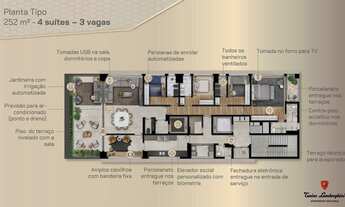 Imagem 7: Tonino Lamborghini | Construtora Gafisa | Construção | 252 metros | 04 suítes