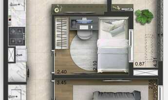 Imagem 5: Today Campo Belo | Construtora Canopus | Construção | 40 metros | 02 dormitórios