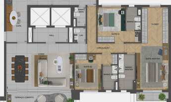 Imagem 4: Agami Residences By Eztec | Construtora Eztec | Construção | 215 metros | 03 suítes