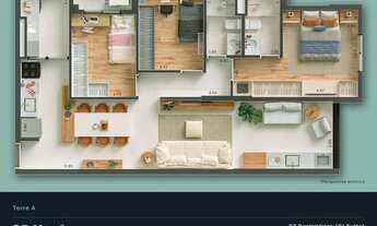 Imagem 4: Duo Anália | Construtora FGF | Construção | 85 metros | 03 dormitórios | suíte