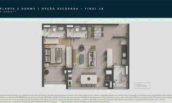 Imagem 5: Go Madre | Construtora Even | Construção | 68 metros | 02 dormitórios | suíte