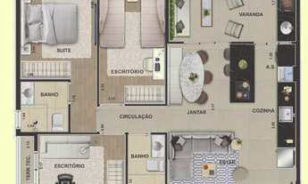 Imagem 5: Videre Presidente Altino Construtora Bacaba Construção 67 metros 03 dormitórios