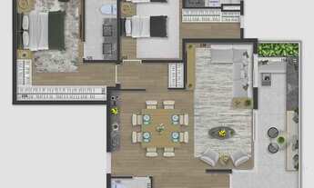 Imagem 5: On The Park | Construtora CNL | Construção | 94 metros | 03 suítes | varanda gourmet