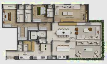 Imagem 7: Monã The Grand Lodge | Construtora Diálogo | Construção | 247 metros | 03 suites