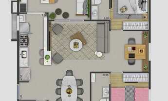 Imagem 4: Giardino Golf Residenziale | Construtora Bacaba | Construção | 87 metros