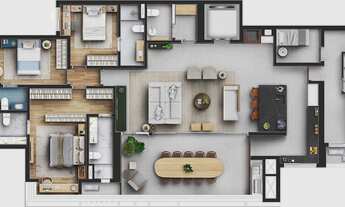 Imagem 5: Capiitolo By Piero Lissoni | Construtora Tegra | Construção | 210 metros | 04 suítes