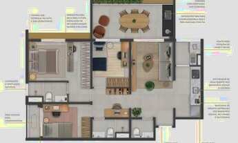 Imagem 4: Soneto Casemiro | Construtora Benx | Construção | 87 metros | 03 domitórios | suíte