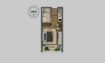 Imagem 4: Mooca Smart Space | Construtora Diálogo | Lançamento | 25 metros tudios com varanda