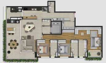 Imagem 5: Aire Alto de Pinheiros | Construtora Trisul | Construção | 167 metros | 03 suítes