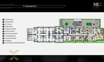 Imagem 7: Nex One Angélica | Construtora One | Construção | 22 metros | studios com varanda