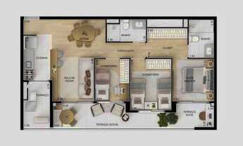 Imagem 5: YPY Alto do Ipiranga | Construtora Tegra | Construção | 80 metros | 03 dormitórios