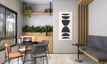 Imagem 7: Mod Pinheiros Construtora Niss Construção 30 metros 01 dormitório com varanda