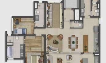 Imagem 4: Reserva Madalena | Construtora Habitram | Construção | 127 metros | 03 suítes