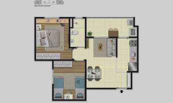 Imagem 4: Solare Mogi Moderno | Construtora CAC | Construção | 50 metros | 02 dormitórios