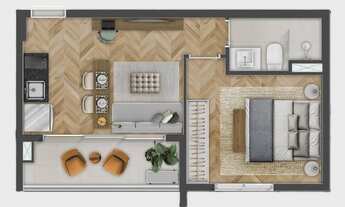 Imagem 4: Urbanpark Aclimação | Construtora Epson | Construção | 34 metros | 01 dormitório