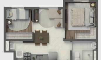 Imagem 4: Vivaz Estação Lapa | Construtora Vivaz | Lançamento | 31 metros | 02 dormitórios