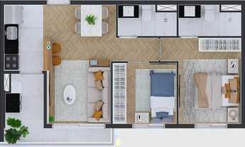 Imagem 4: Splendido Praça da Árvore | Construtora MF7 | Construção | 50 metros | 02 dormitórios