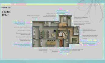 Imagem 5: Maison Diogo Construtora Fibra Construção 123 metros 03 suítes varanda gourmet