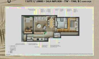 Imagem 5: Reserva Ubiatans | Construtora Abraham e Gazoni | Construção | 77 metros | 02 suítes
