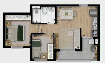 Imagem 5: Park Guarulhos | Construtora Econ | Lançamento | 43 metros | 02 dormitórios